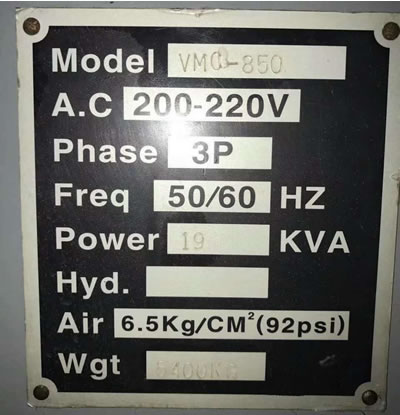 ������ʽ�ӹ����� �_���f��VMC-850��ʽ�ӹ�����